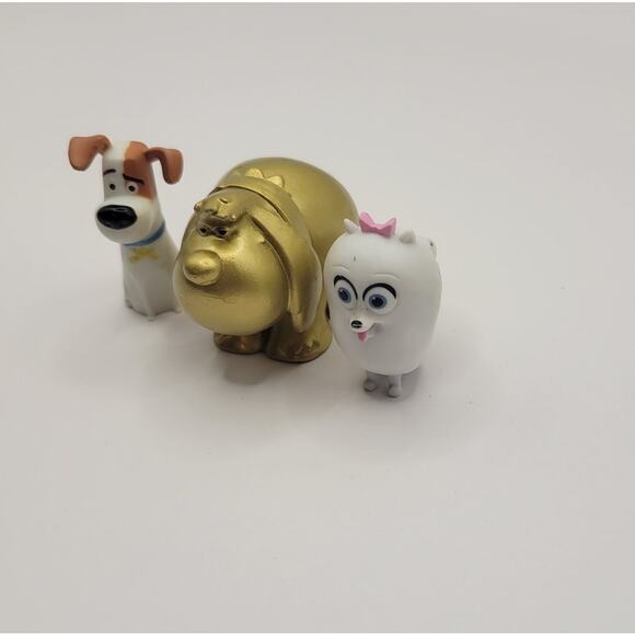 Secret Life of Pets Series 1 Mini Figures set of 3 -Gidget, Golden Duke, Max - Picture 4 of 7
